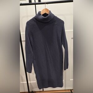 Jackson Rowe Deep Blue Turtleneck Dress